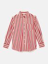 Amilla Red & Cream Stripe Shirt