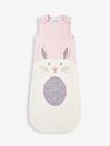 Pink Bunny Appliqué 2.5 Tog Baby Sleeping Bag