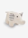 White Elephant Soft Rattle Toy