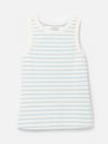 Harbour Cream & Blue Striped Jersey Vest