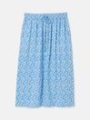 Celia Blue Jersey Midi Skirt