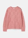 Pippa Pippa Pink Cable Knit Jumper
