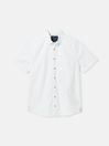 Oxford Oxford White Classic Fit Short Sleeve Shirt
