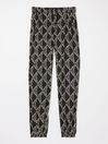 Lyme Black Mono Geo Trousers