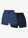 Indigo Blue 2-Pack Jersey Cargo Shorts