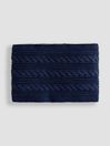 Navy Kids' Cable Knit Neck Cosy Scarf