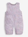 Pink Pastel Ditsy Floral Dungarees
