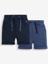 Navy Blue 2-Pack Jogger Shorts