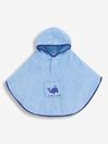 Blue Shark Towelling Poncho