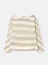 Harbour Harbour Gold Sparkly Long Sleeve Breton Top
