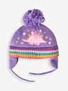 Lilac Girls' Pretty Dinosaur Embroidered Hat