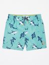 Blue Shark Swim Shorts