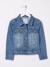 Light Blue Plain Denim Jacket