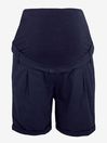 Navy Maternity Chino Shorts