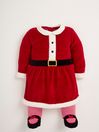 2-Piece Mrs Christmas Outfit Set in Red
