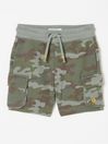 Hatfield Green Camo Cargo Shorts