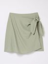 Mia Green Linen Blend Skirt