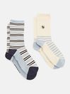 Women's Everyday Blue 2 Pack Socks (size 4-8)