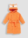 Rust Orange Cotton Towelling Robe