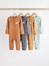 Neutral Baby Star Sleepsuits 4 Pack