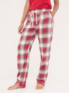 Eva Red Check Pyjama Bottoms