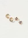 Gold Tone Star Studs Earrings 2 Pack