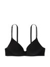 Black Strap Non Wired Lightly Lined Bra