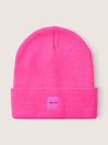 Atomic Pink Rib Beanie Hat