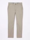 Heyshott Grey Slim Chinos Trousers