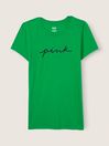 Happy Camper Green Logo Short Sleeve T-Shirt