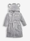 Personalised Koala Cotton Dressing Gown in Grey