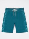 Camber Green Panel Print Swim Shorts