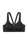 Black Smooth Front Fastening Wired High Impact Sports Bra