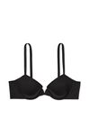 Black Smooth Lightly Lined Demi Bra