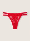 Red Pepper Strappy Lace Thong Knickers