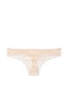 Champagne Nude Lace Thong Knickers