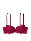 Claret Red Lace Lightly Lined Demi Bra