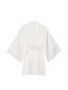 Coconut White Lace Inset Robe