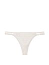 Coconut White Thong Lace Knickers, Thong