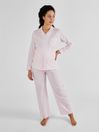 Pink Gingham Maternity Pyjamas Set