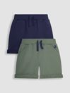 Khaki Green 2-Pack Jogger Shorts