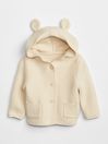 Beige Brannan Bear Soft Cotton Knit Cardigan (Newborn-24mths)
