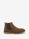 Tan Brown Suede Chelsea Boots