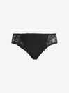 Black 3-Pack Lace Trim Maternity Knickers
