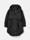 Langford Langford Black Long Waterpoof Raincoat With Hood