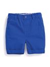 Cobalt Blue Twill Chino Shorts
