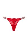 Lipstick Red Smooth Very Sexy Shine Strap Knickers, Thong