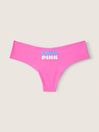Atomic Pink No-Show Smooth No Show Knickers, Thong