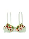 Dream Angels Strawberry Embroidered Bra, Lightly Lined Demi