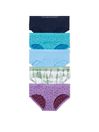 Blue/Green/Purple Knickers Multipack, Hipster